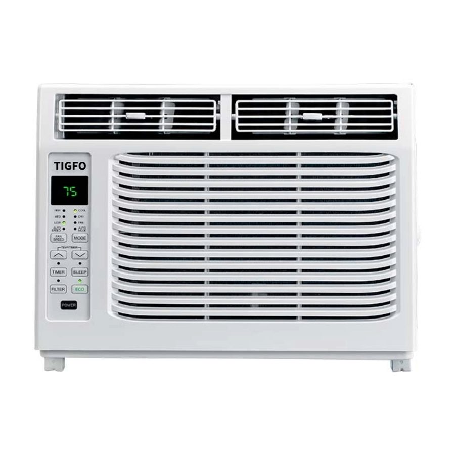 Tigfo TIG08WiNHF 8,000 BTU Window Air Conditioner with Heat 115V 15A in White