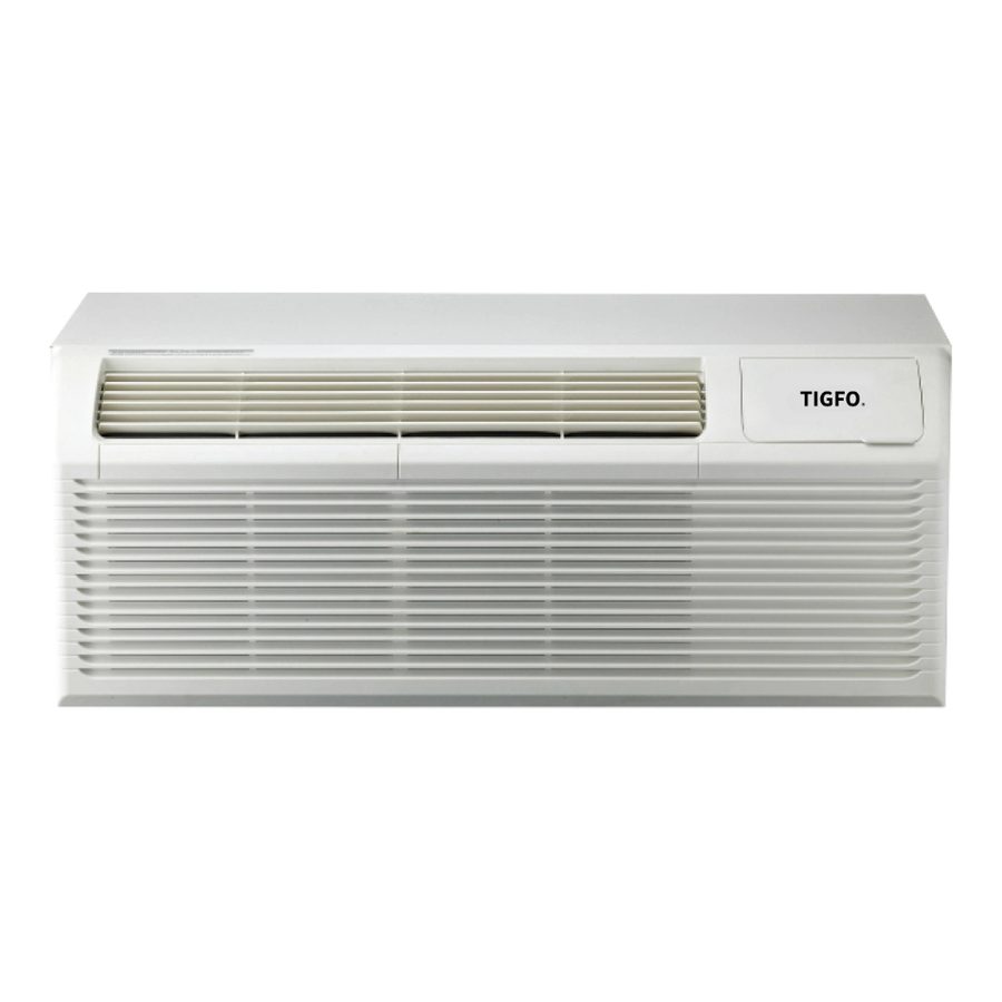 TIGFO TIG09PTAC220 9,000 BTU Packaged Terminal Air Conditioner Heat Pump 220V in White