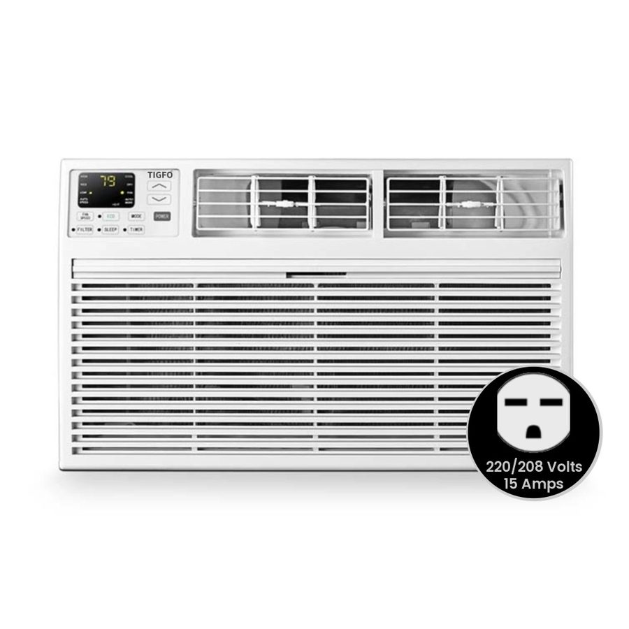 Tigfo TTIGTTW122C 12,000 BTU Through The Wall Air Conditioner Cool Only 220V 15A in White